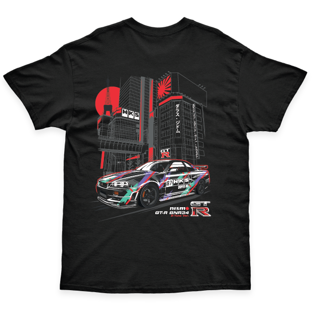 T-shirt NISMO R34 HKS