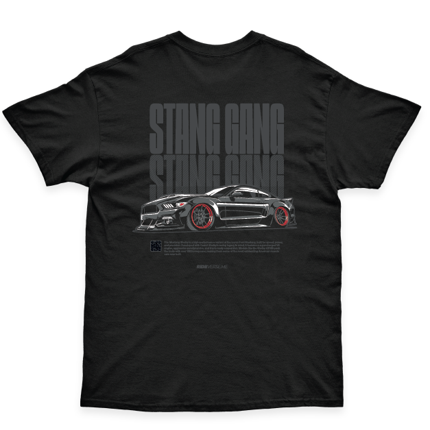 Ford Mustang GEN 6 Black Sporty