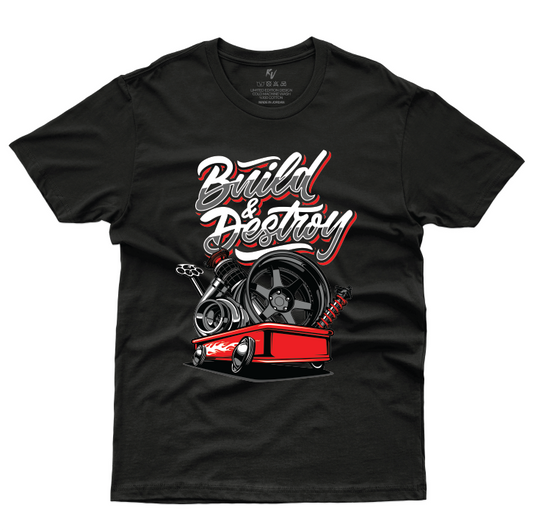 Build and Destroy JDM T-Shirt for Everyday Wear