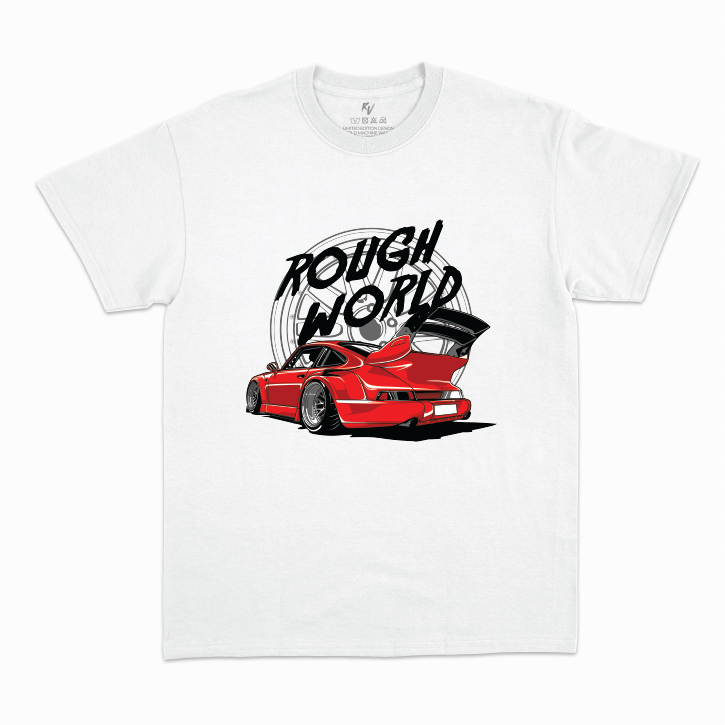 Red RWB Rough World Japan Car Tuner Drift Wheels Ruf Porsche 911