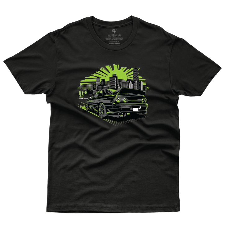 Nissan Skyline GT-R R32 Godzilla Green